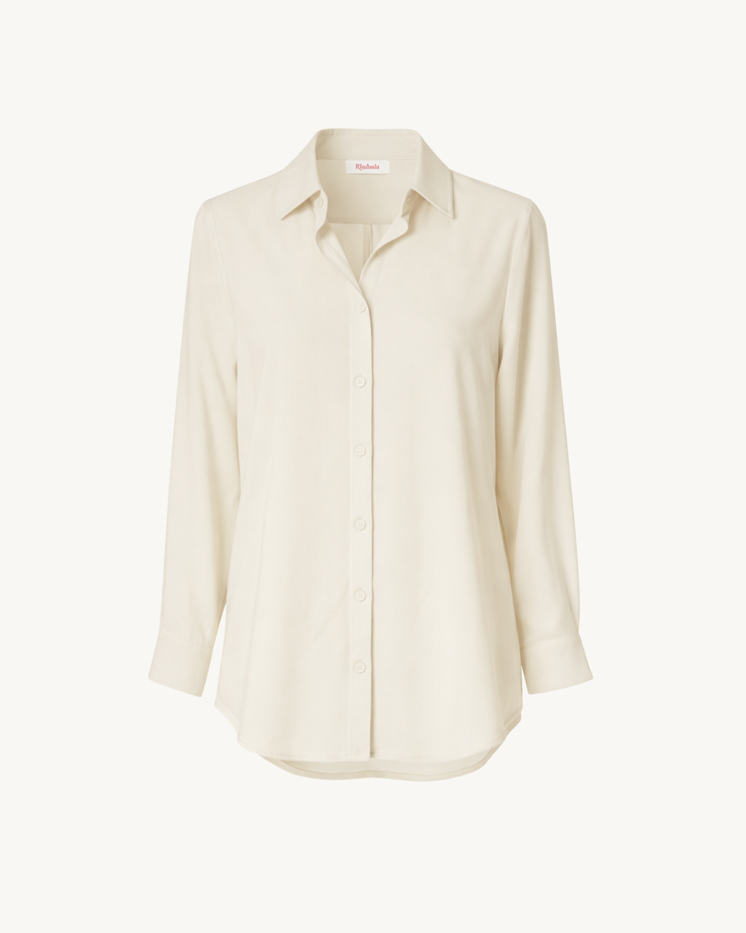Le lot « Bureau » B - Veste Cercle Intérieur (Marine), Le Pantalon Large Grande Tournée (Beige), Chemise Essentielle Clarté à Boutons (Albâtre)