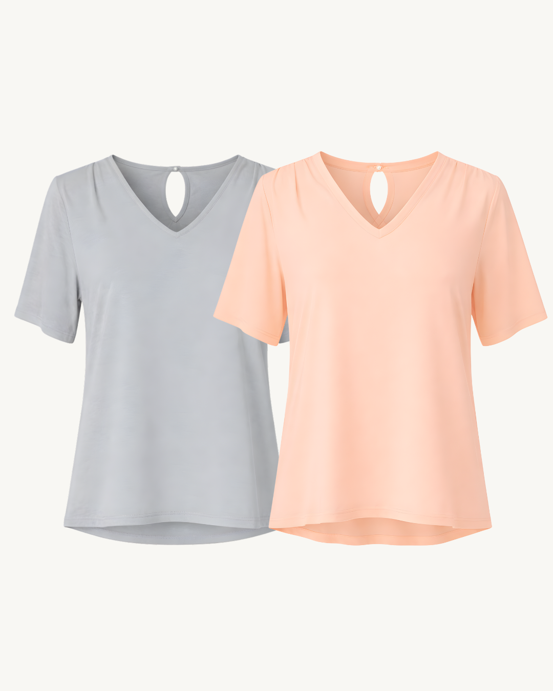The 'Essential Shirts' Bundle C, Regent Shirt (Blush) & Regent Shirt (Blue)