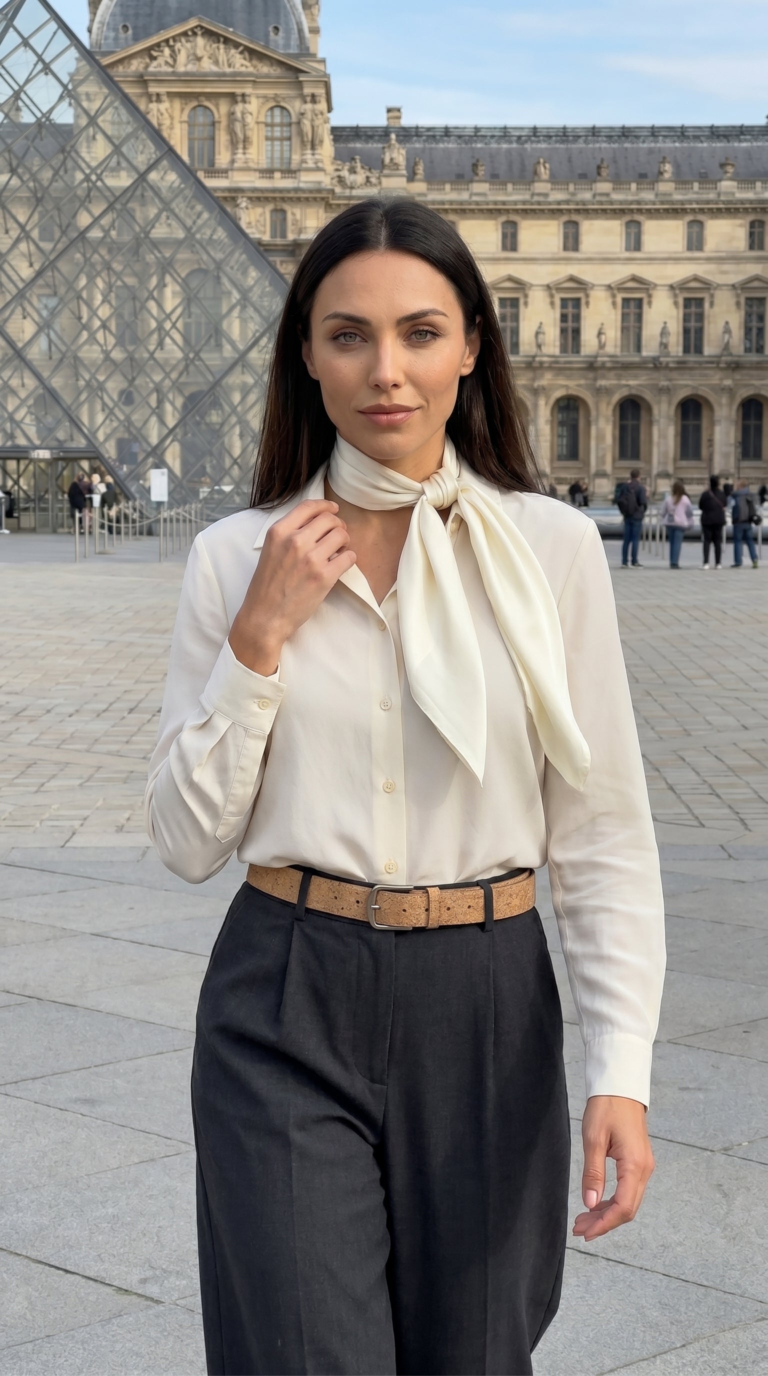 Eco-Friendly Silk Satin 25x25 Scarf