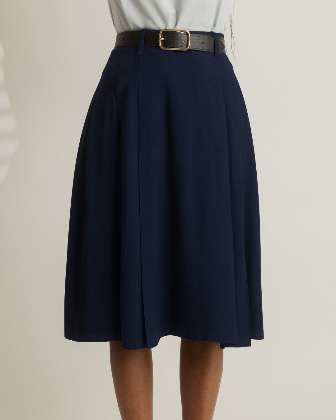 The Riviera 'Pleated' Midi Skirt