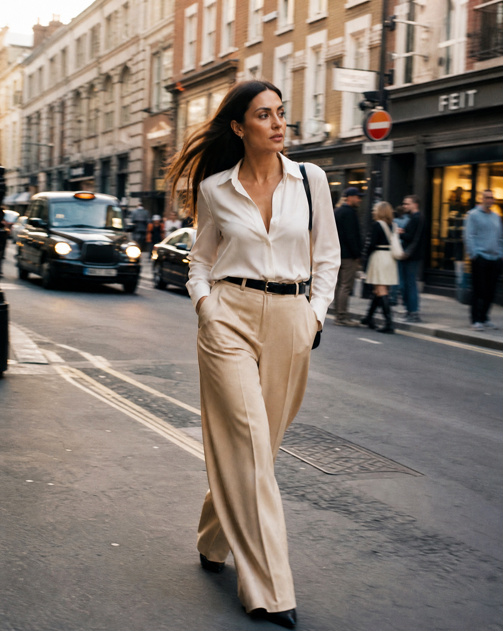 The Grande Tour 'Wide Leg' Trouser