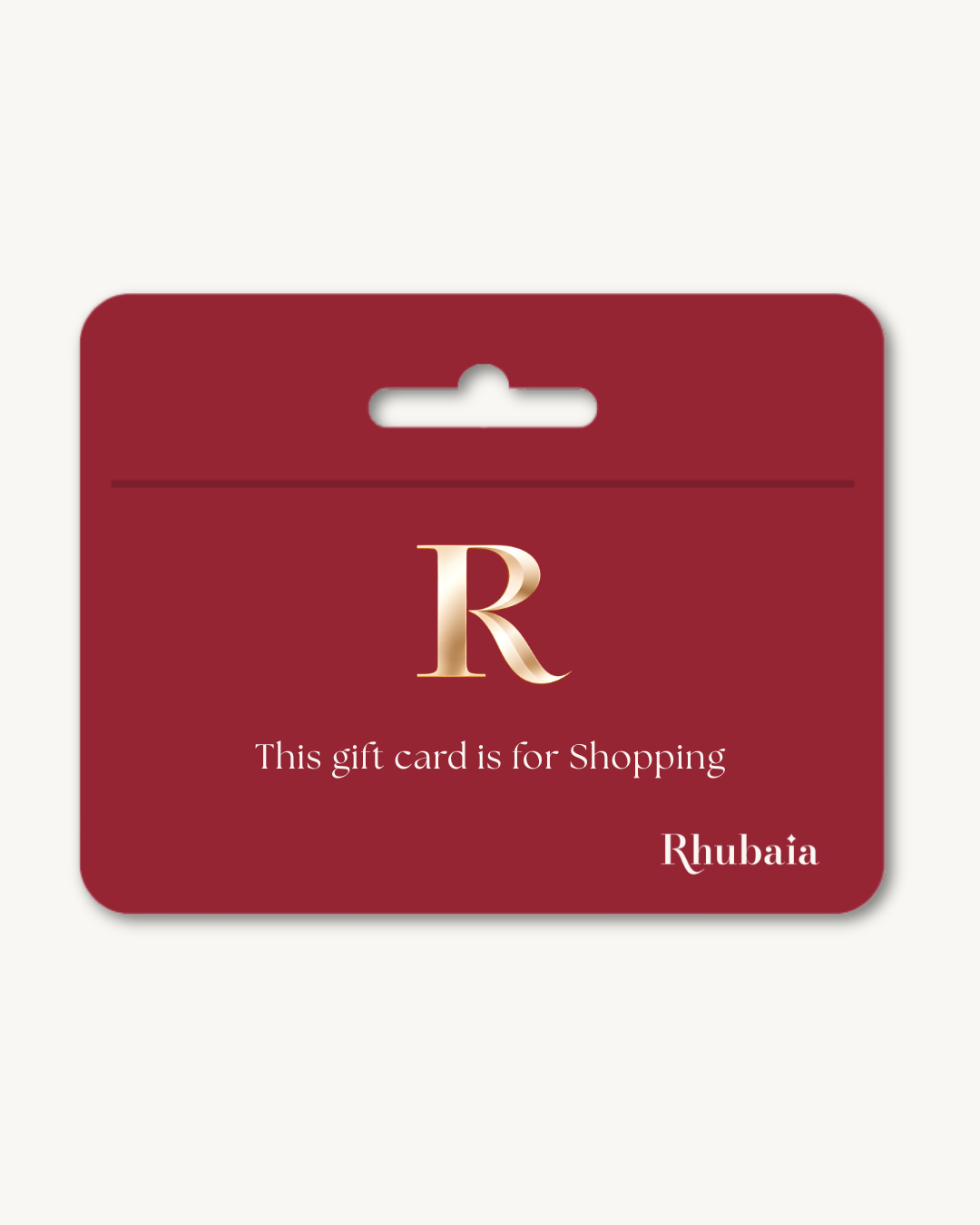 Rhubaia Digital Gift Card