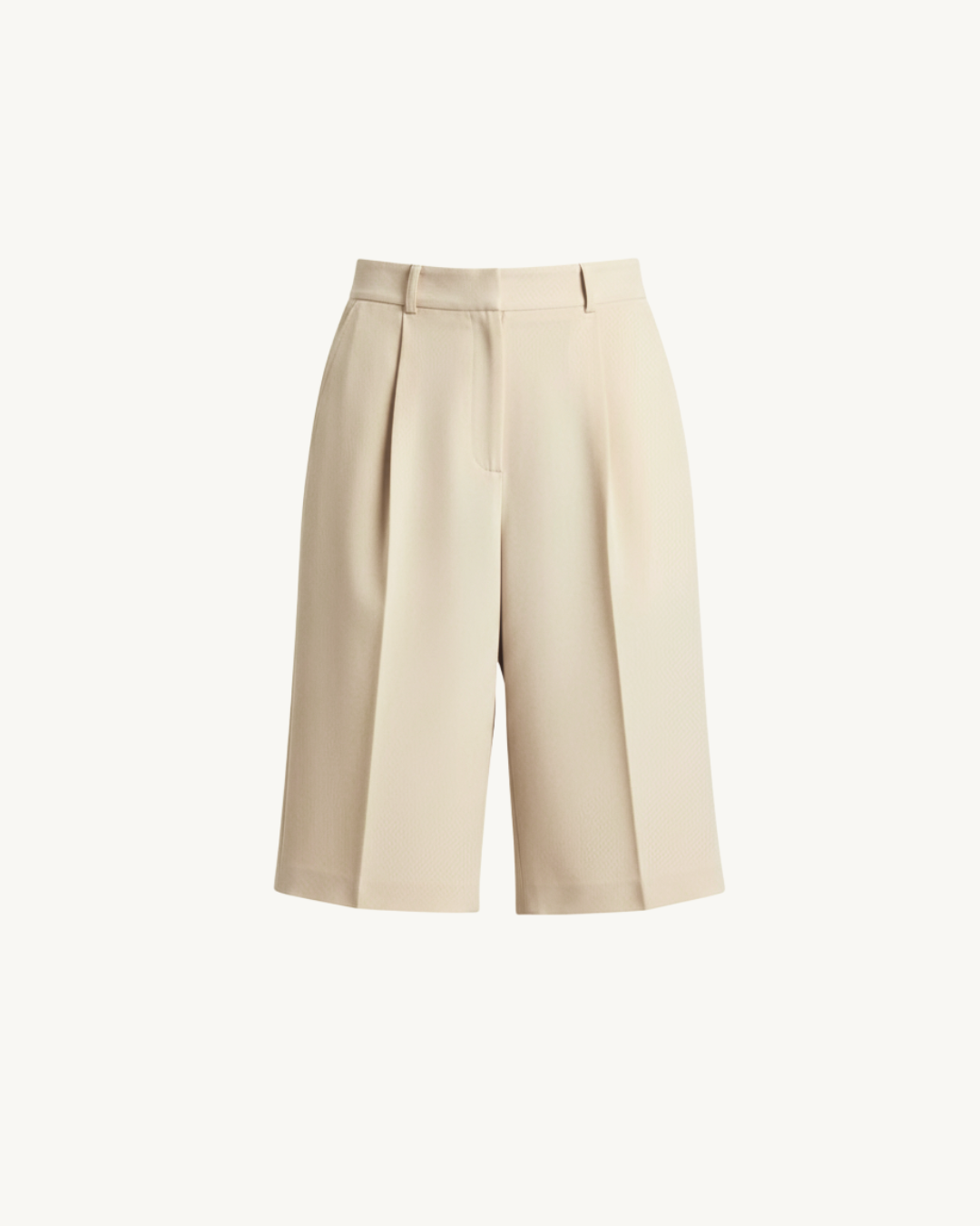 The 'Weekend Essentials' Bundle B, Regent Shirt (Blush) & Bermuda Shorts (Beige)