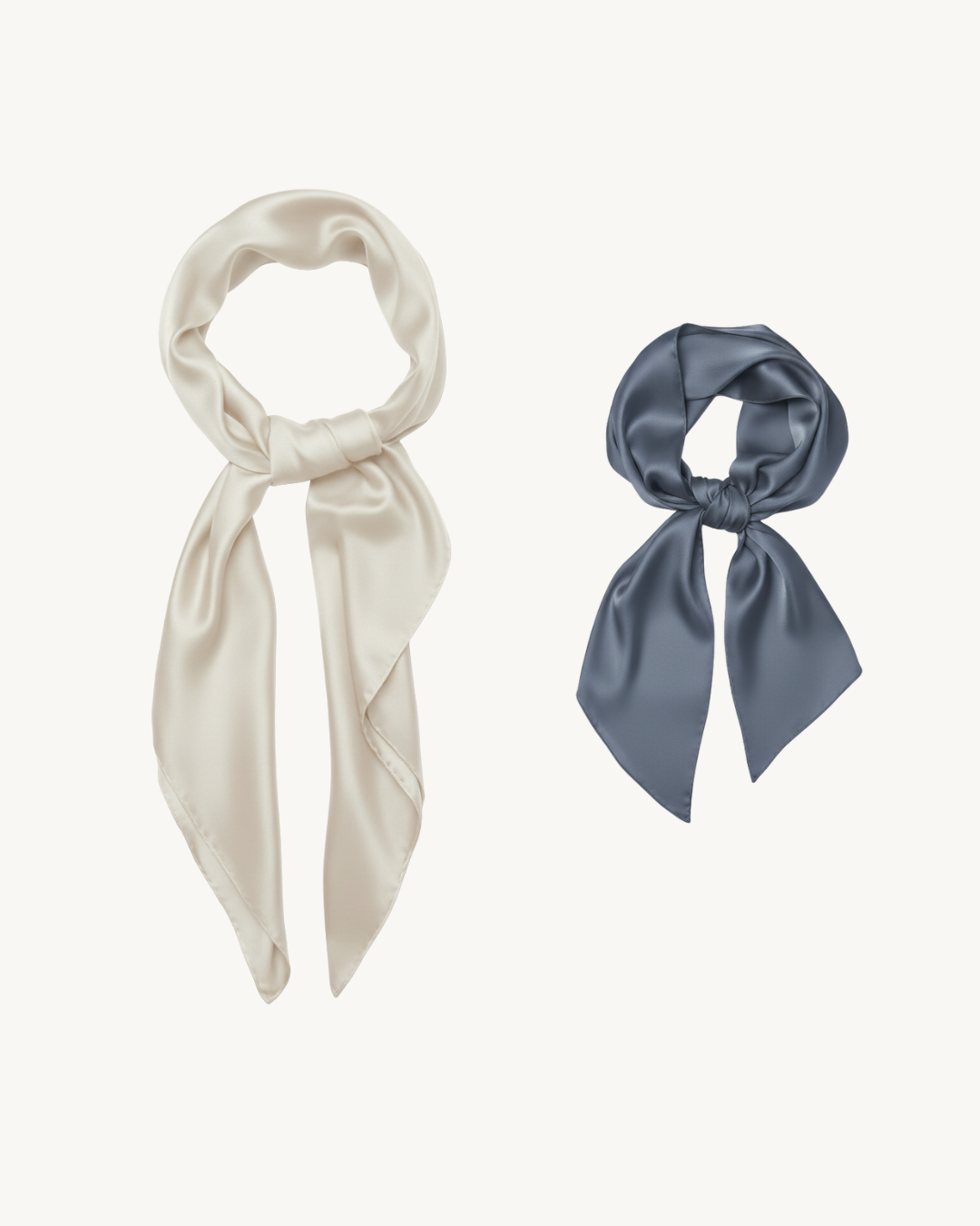 Gift Bundle - Eco-Friendly Silk Satin Scarf (Set of 2)