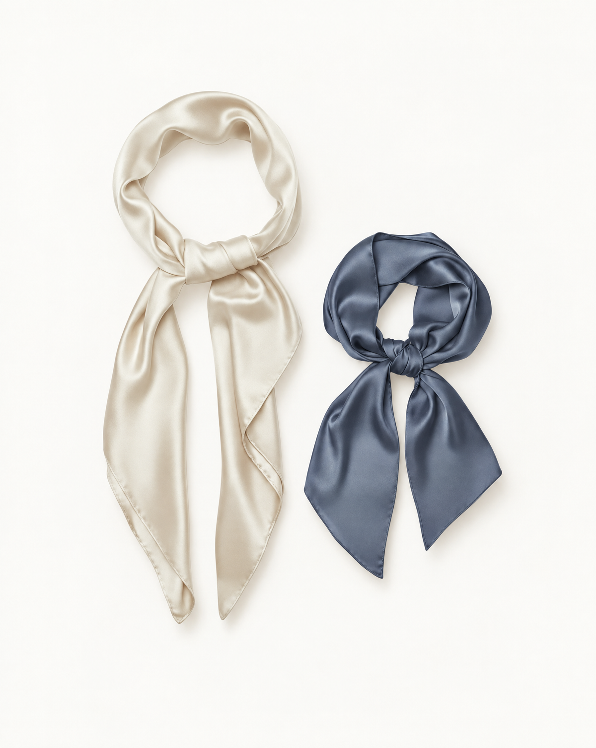 Gift Bundle - Eco-Friendly Silk Satin Scarf (Set of 2)