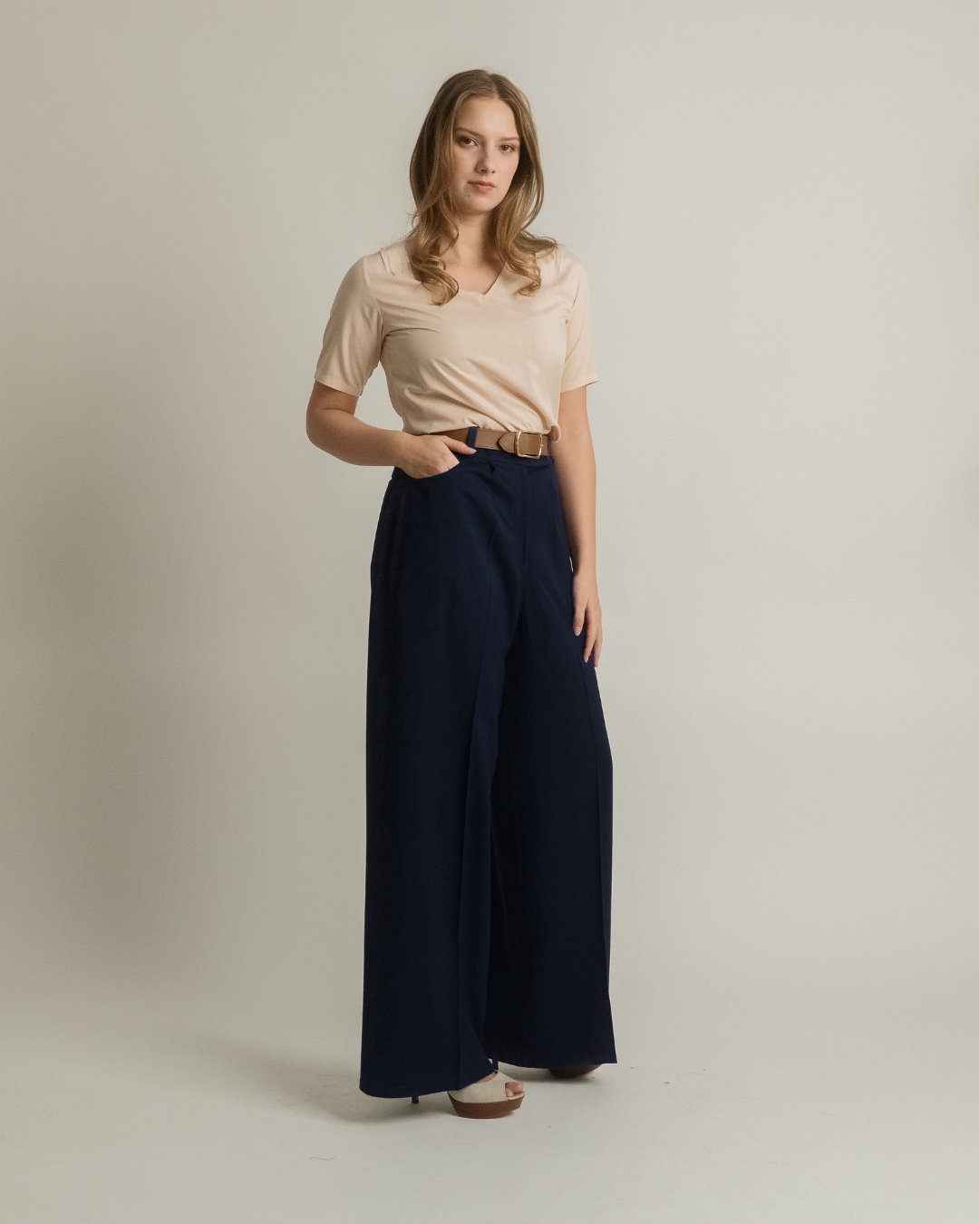 The Grande Tour 'Wide Leg' Trouser