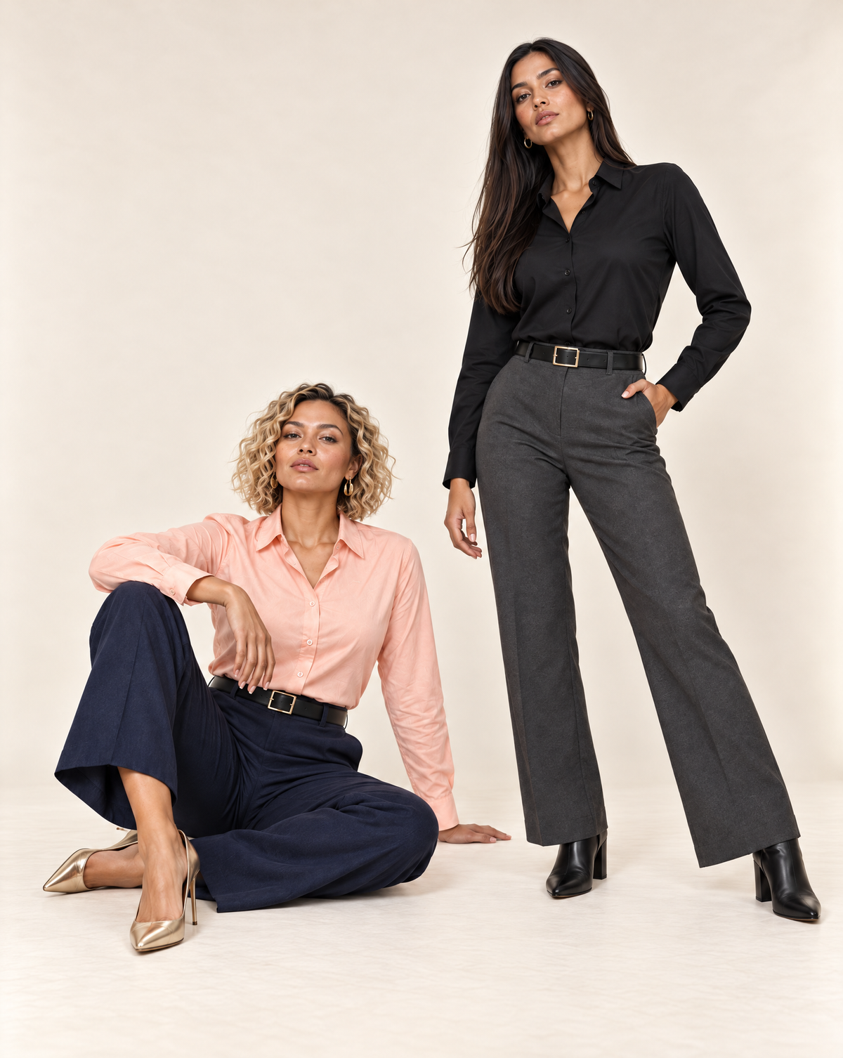 Bundle A - Clarity 'Essential' Button Up (Set of 2)
