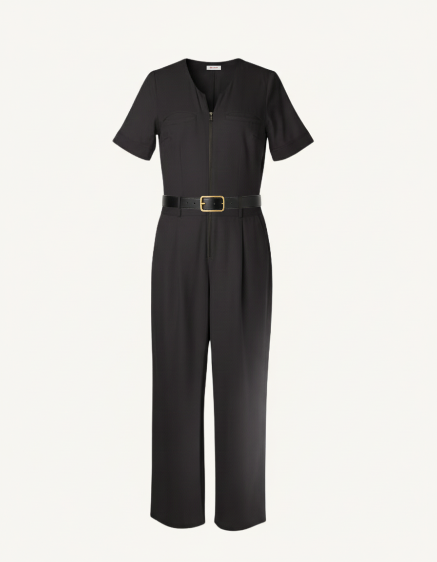 Virtual Acquisition 'Zip-Up' Jumpsuit