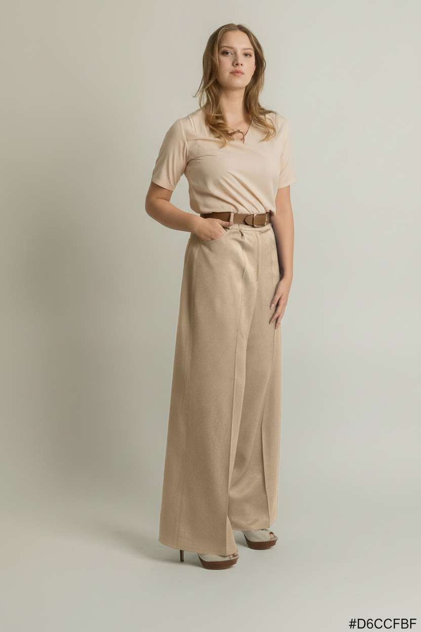 The Grande Tour 'Wide Leg' Trouser