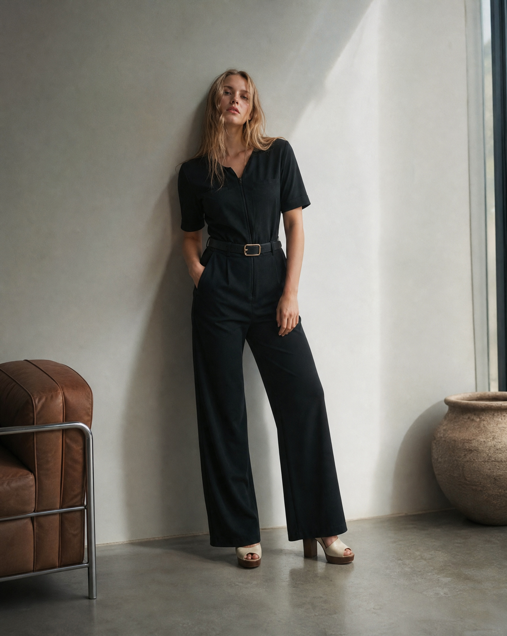 The Acquisition 'Wide-Leg' Jumpsuit