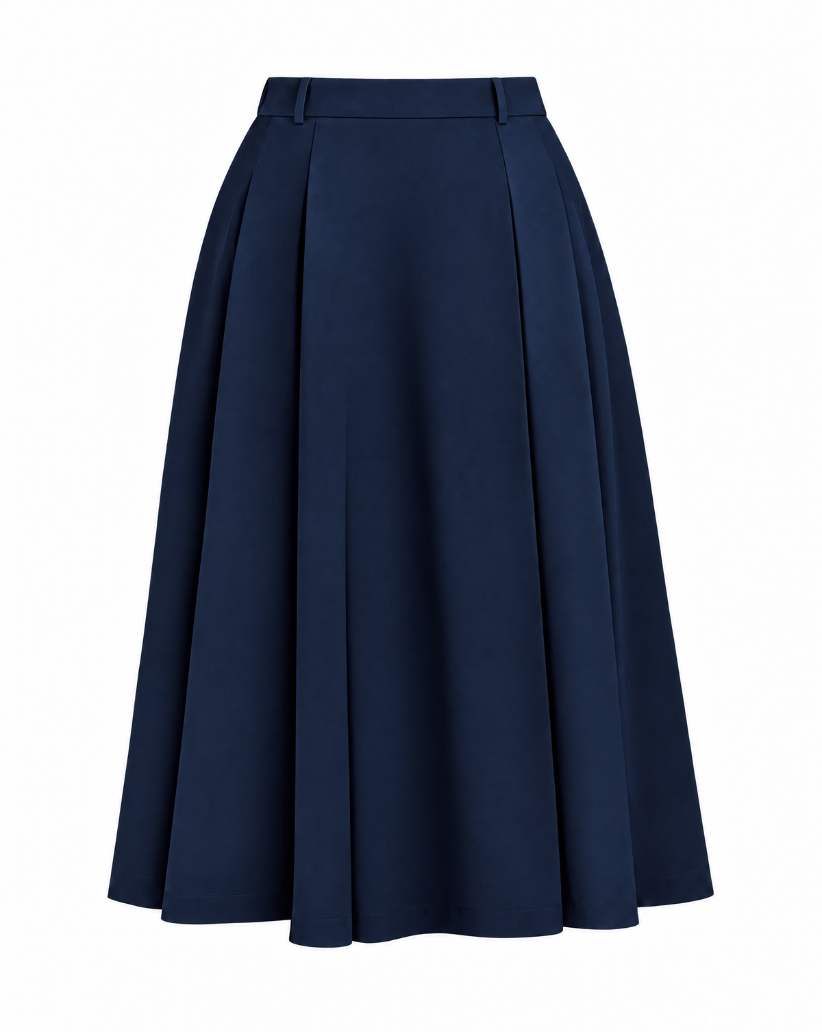 The Riviera 'Pleated' Midi Skirt