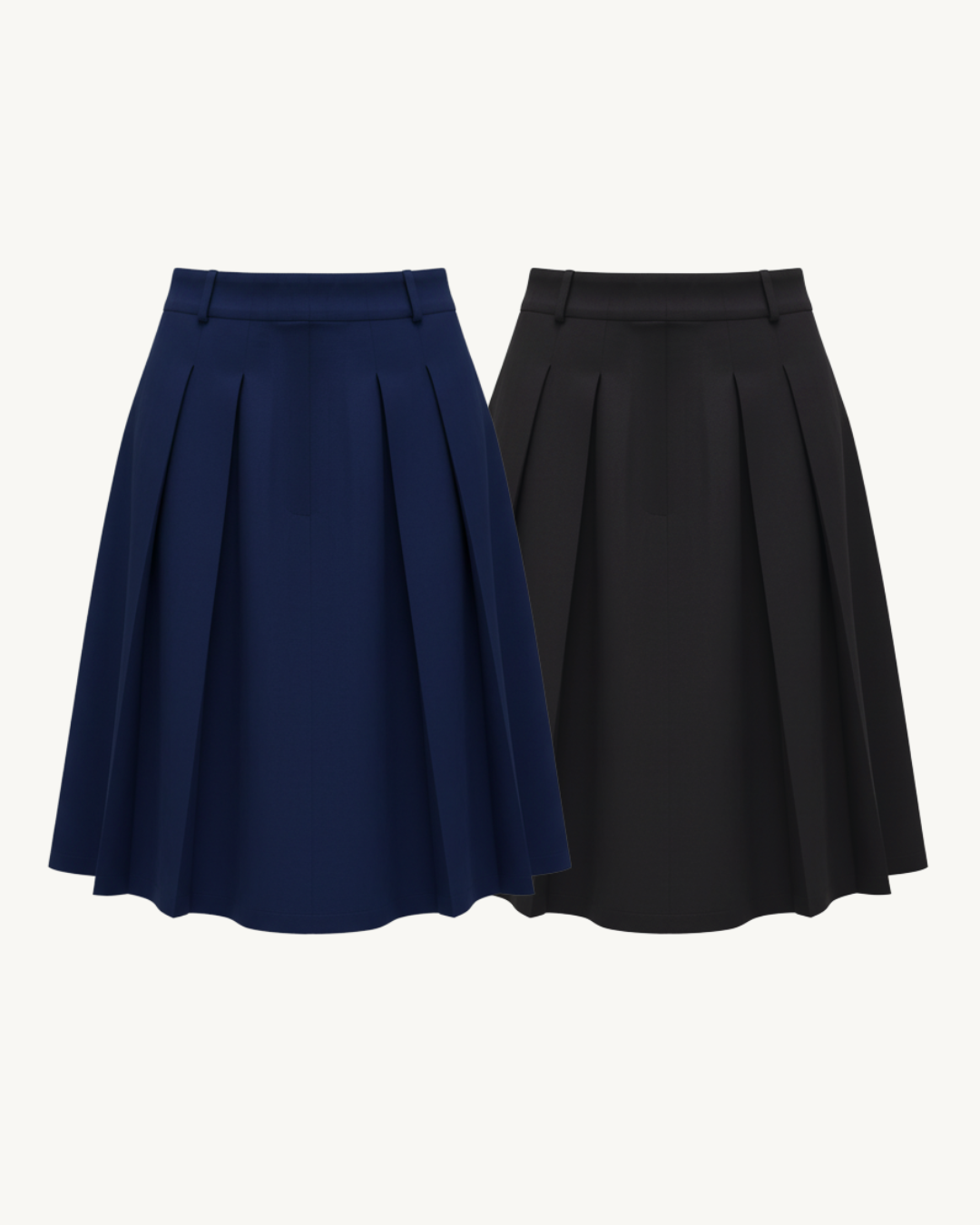Bundle Set -  Riviera 'Pleated' Skirt (Set of 2)